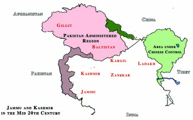 Map of current political boundaries