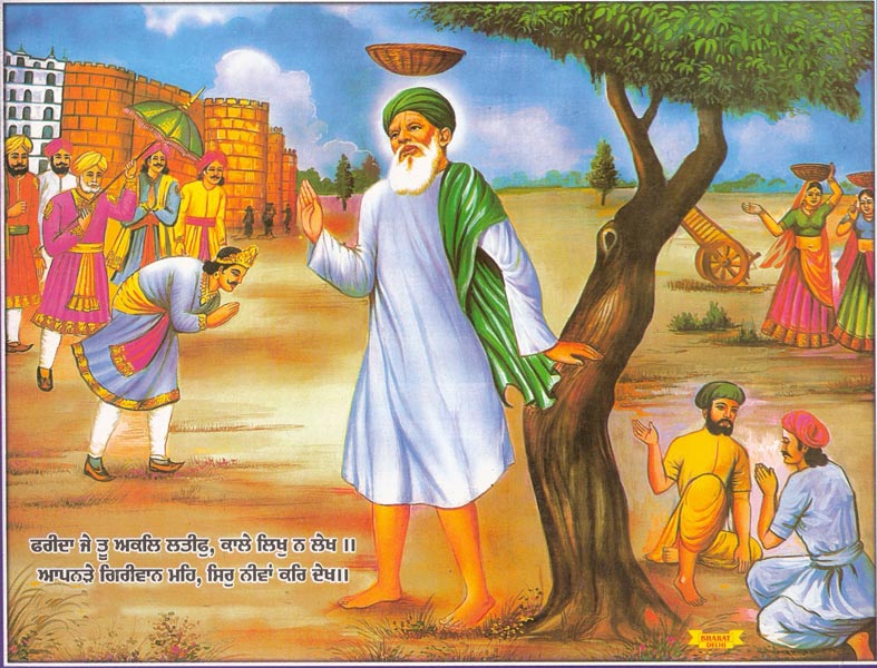 A poster representing a popular story of Shaikh Farid’s visit to Faridkot 2010 -- Yogesh Snehi