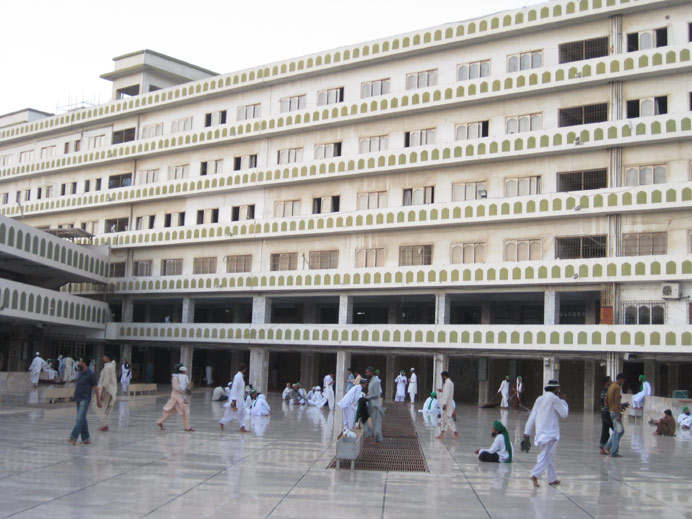 DI has constructed a large organization headquarter called Faizan-e-Madina in Karachi.